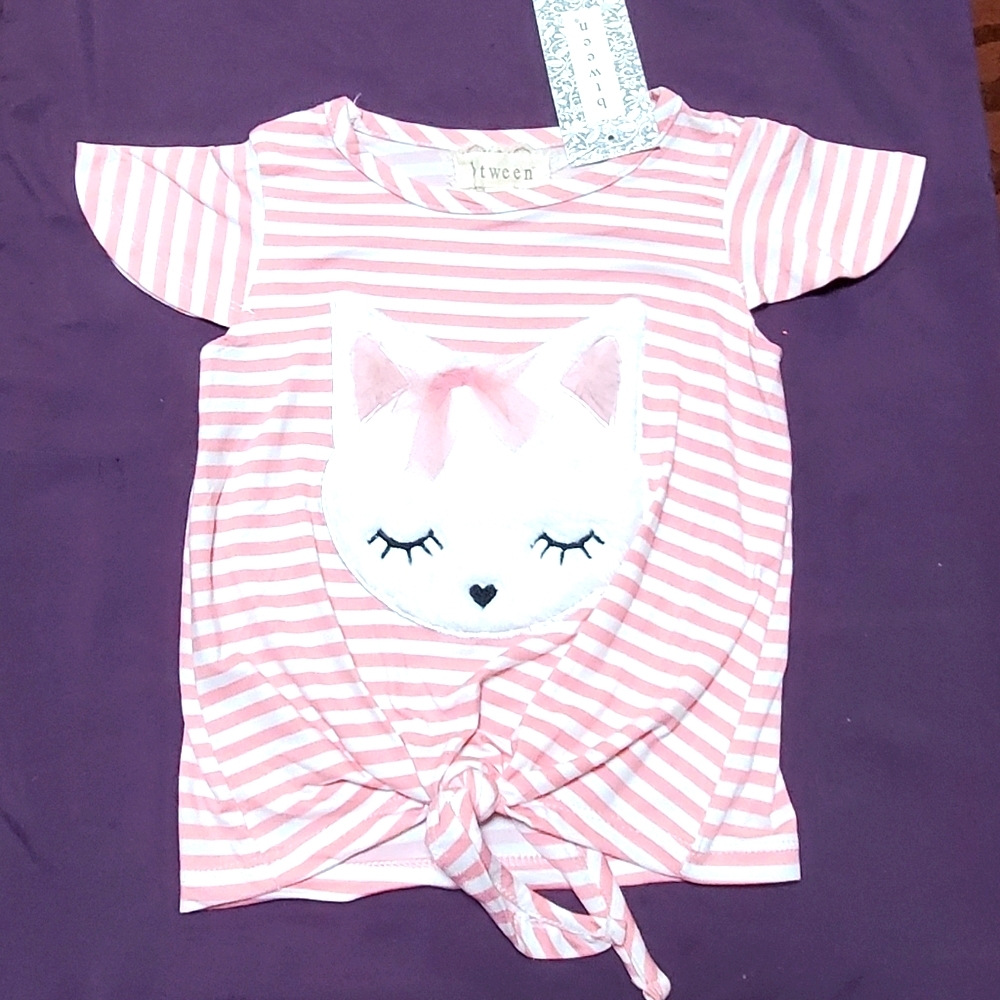 Girls Kitty Shirt